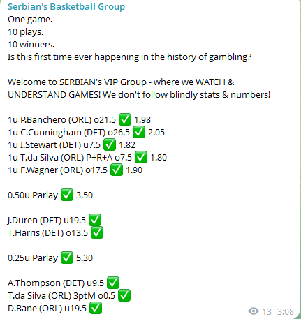 Serbian NBA Capper tweet media
