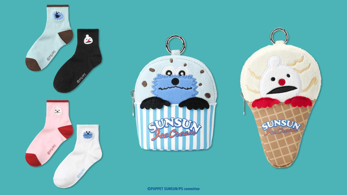 予告 ​
​
大人気「パペットスンスン」とのコラボレーション​
​
“スンスンたちとアイスクリーム”をテーマに、​
かわいらしいスンスンたちのグラフィックが施されたアイテムが登場​
​
詳細はこちら👉s.gu-japan.com/4tUTZG2
​
6/19(金) 販売開始予定

<a href="/puppet_sunsun/">パペットスンスン</a>