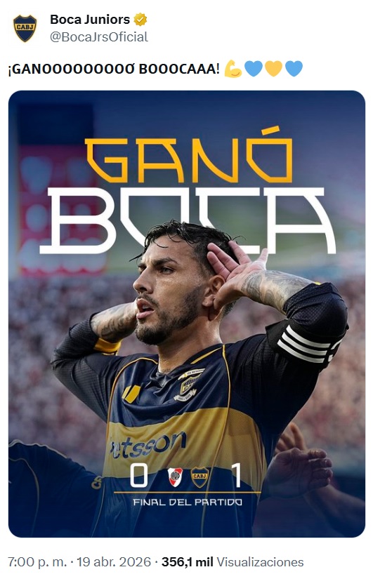 ElBlogdBoca's tweet photo. ♫ Un MINUTO de SILENCIO ♫ 
♫ Para riBer QUE está MUERTO ♫
   ♫ Un MINUTO de SILENCIO ♫ 
♫ Para riBer QUE está MUERTO ♫
   ♫ Un MINUTO de SILENCIO ♫ 
♫ Para riBer QUE está MUERTO ♫
   ♫ Un MINUTO de SILENCIO ♫ 
♫ Para riBer QUE está MUERTO ♫
#BOCA #RiverPlate
🧵 https://t.co/4JjlxXmJjC