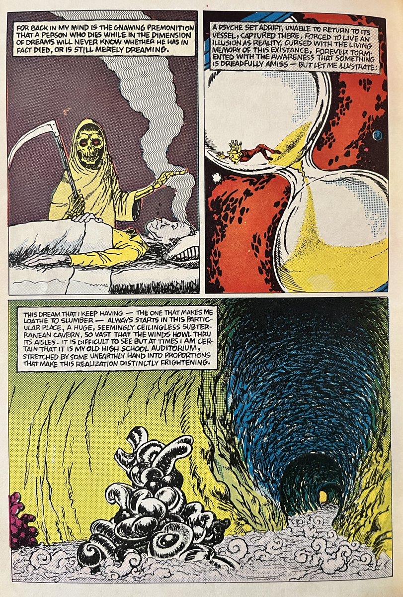 PowerCosmic13_'s tweet photo. #Jaxon’s “The Light in the Distance” from UP FROM THE DEEP #1. Not used to seeing him in colour, but there was one story in the issue in colour for both him and Corben. I wish he used it more - Amps up the psychedelic feel. Part 1 of 2 https://t.co/xtXv5La30Z