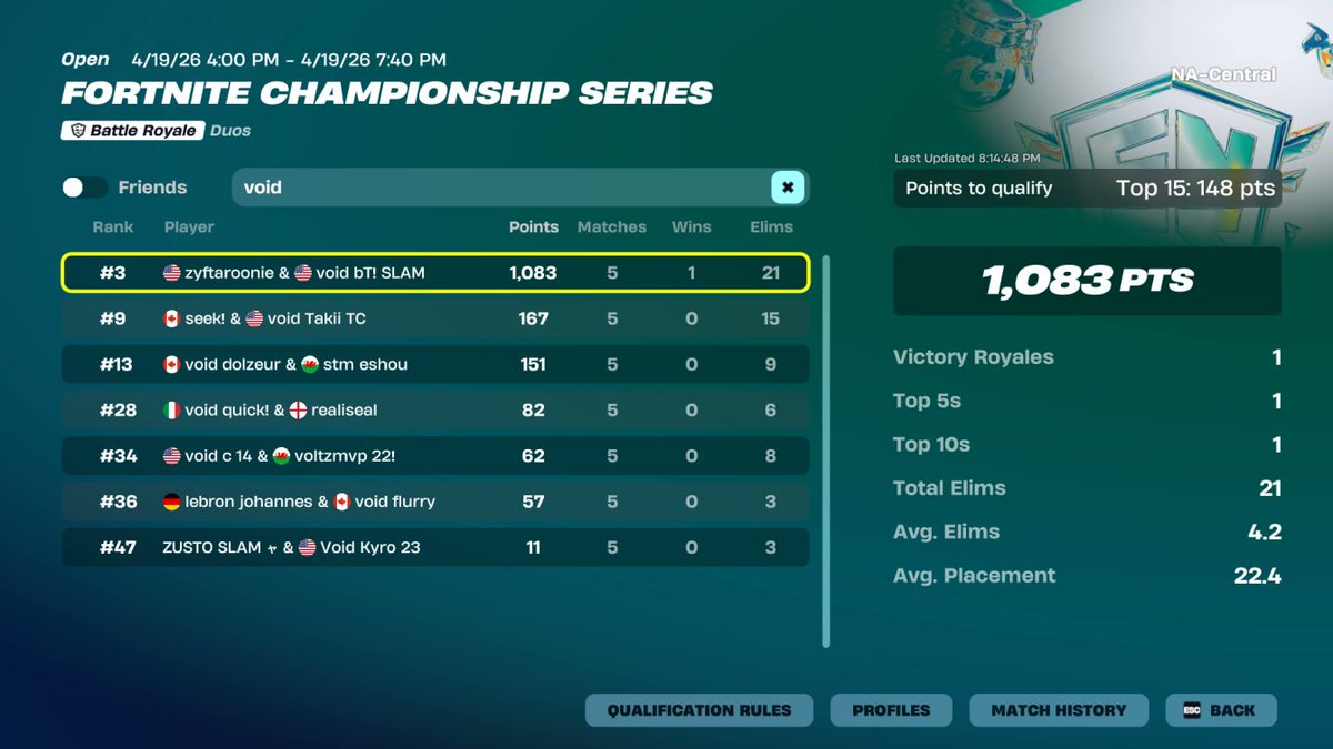 Void Esports tweet media