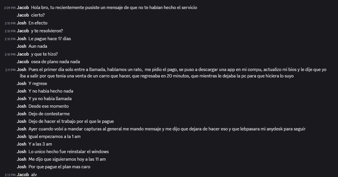 xJosh66's tweet photo. Varias personas de su servidor me dijeron que el pendejo les habia hecho lo mismo, que les cobraba y no hacia ni verga https://t.co/xS8cuDWzC6