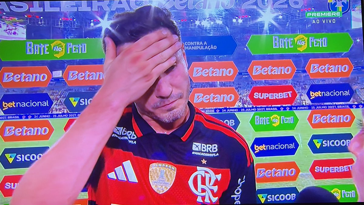 ⚠️ Saúl disse que está dormindo no hospital porque o filho dele está na UTI, e que pediu para jogar contra o Bahia.

📸 Reprodução