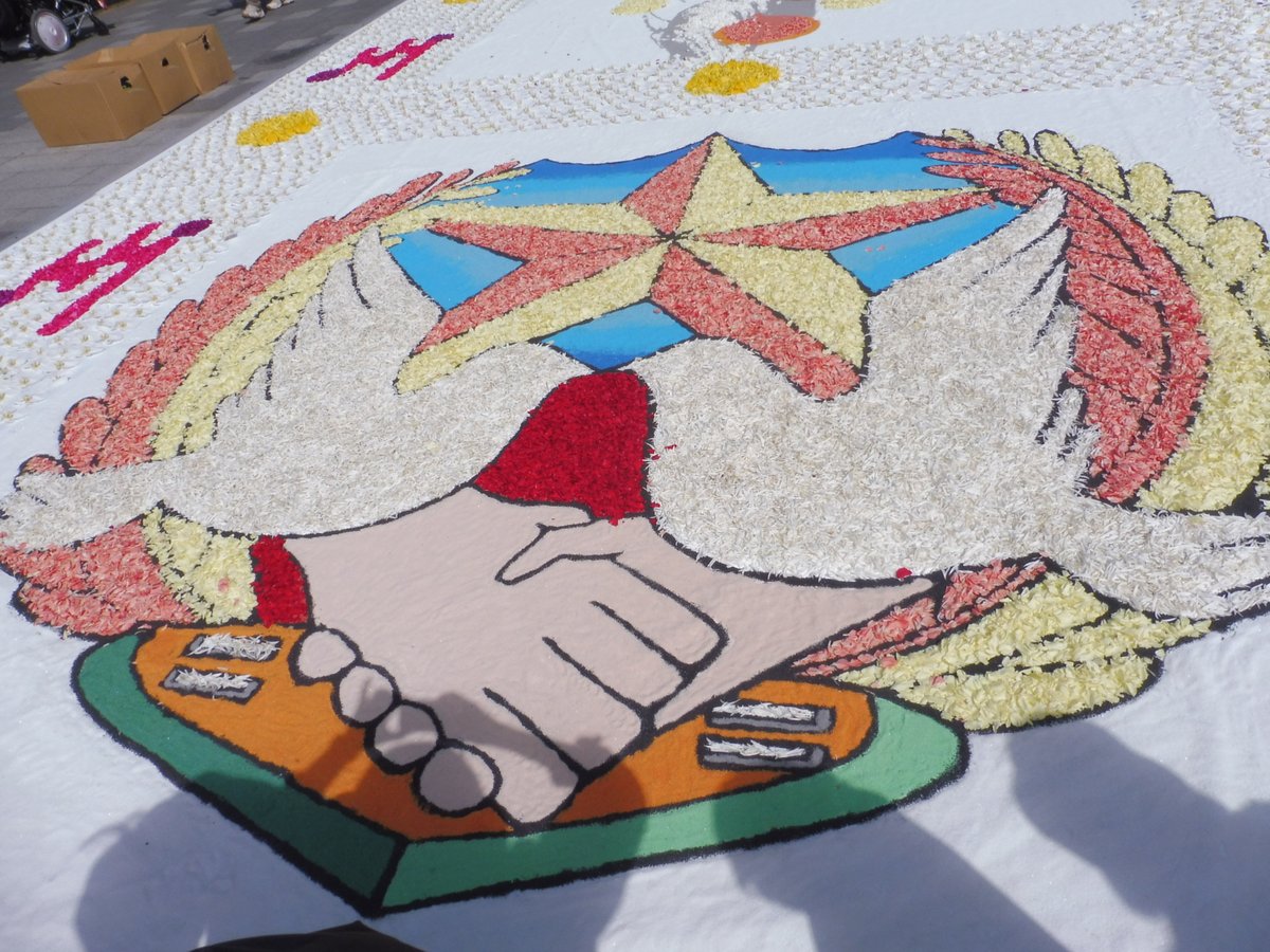 就業技術科】 「TOKYO FROWER CARPET 2026」の花絵原画に本校生徒の