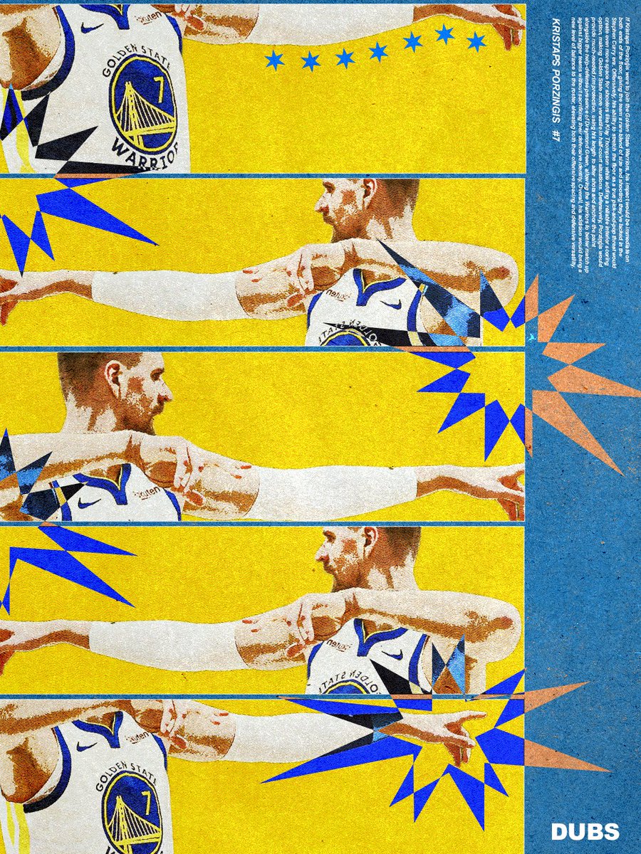 Personal Project ~ <a href="/warriors/">Golden State Warriors</a> 

I can't find the <a href="/dallasmavs/">Dallas Mavericks</a> designers info but I was really inspired by the graphics he cooked this season. Of course, I had to try to replicate the style for my favorite team and it turned out great! Don't worry, this project is not finished and I