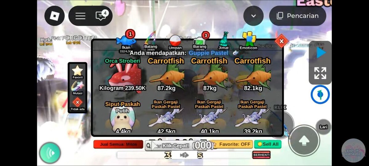 FISH IT FESS ‼️ WTT CANTUMIN UNAME tweet media