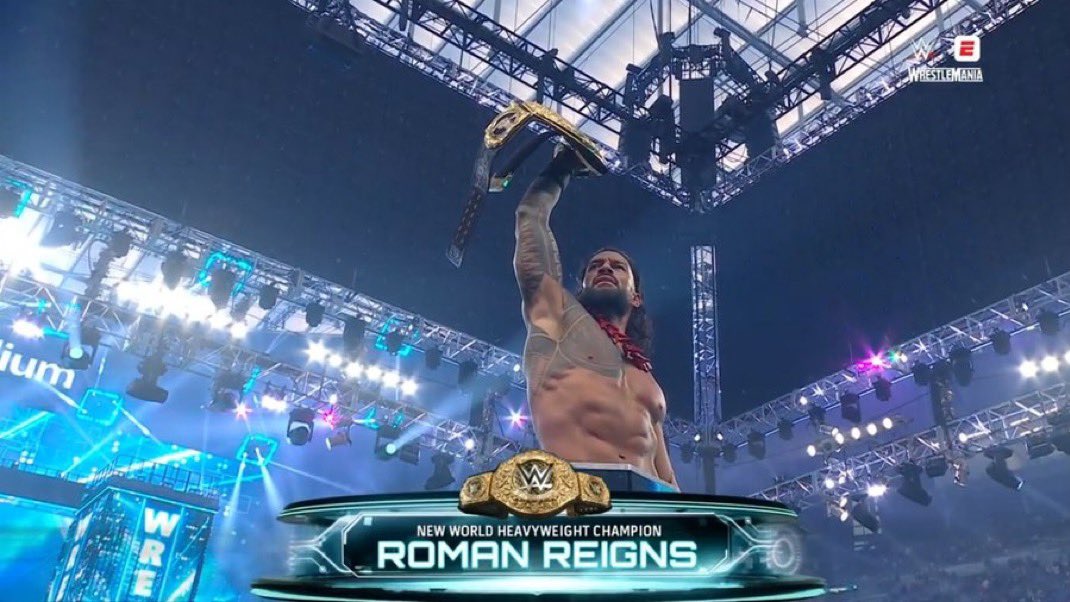 MY TRIBAL CHIEF DID IT AGAIN

#WRESTLEMANIA