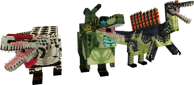 DapperDino9's tweet image. The Big 3.
#Minecraft #minecraftmods #Modding #Blockbench #Pixelart #Dinosaurs #lowpoly #pixelartist #tyrannosaurus #spinosaurus #giganotosaurus