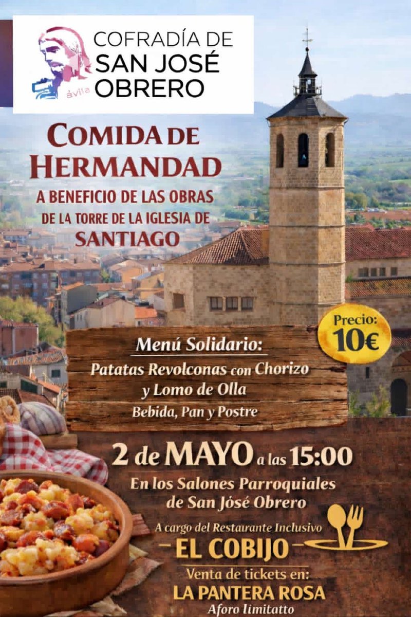 SantiagoSJoseAv's tweet photo. Semana importante para volver a demostrar lo #SOLIDARIOS que somos en nuesta Unidad Parroquial. 
, en esta ocasión en San José Obrero. ¡Que se note que empezamos las fiestas! https://t.co/9uFUWfR0b3