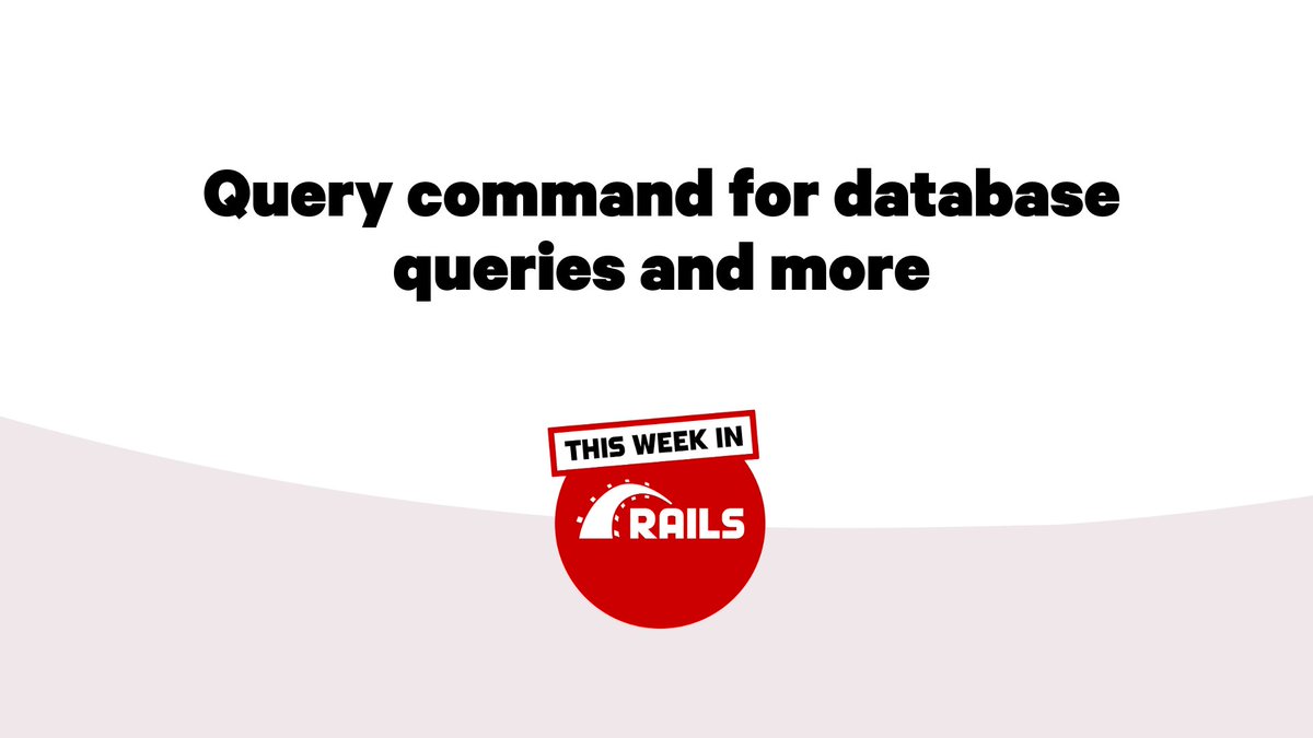 Ruby on Rails tweet media