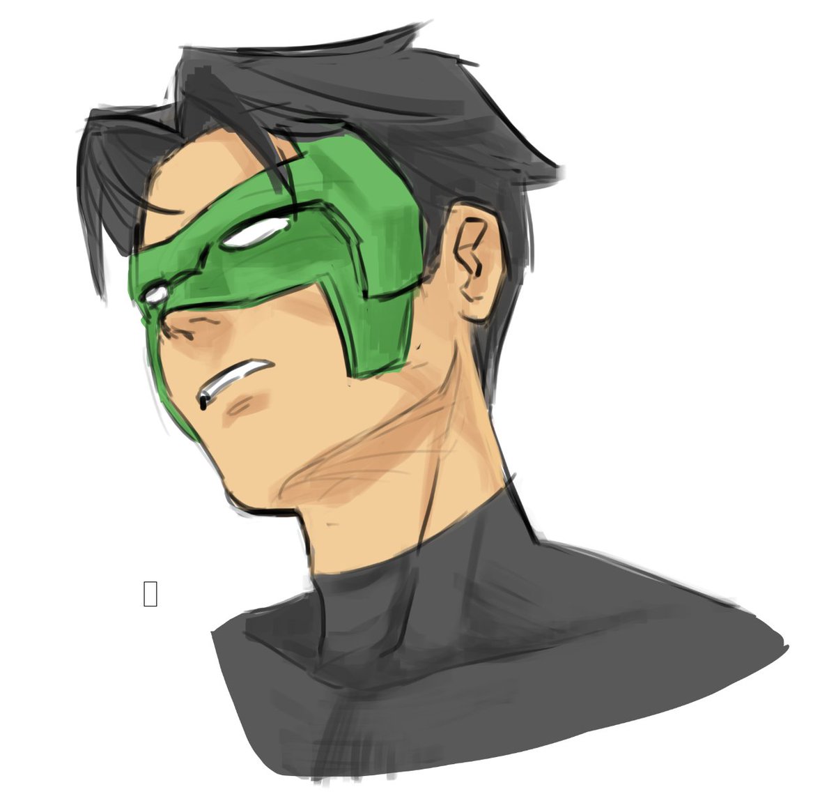 spinningpesto's tweet image. sketch #kylerayner #dcfanart