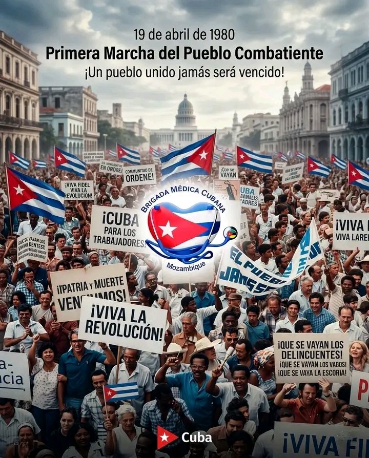 Primera Marcha del Pueblo Combatiente en #Cuba #EstáFirme