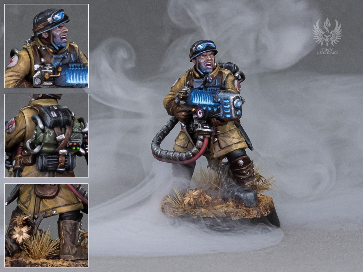 ZealSight's tweet photo. He was just told that there's no more Steel Legion ) #warhammer #paintingwarhammer #steellegion #armageddon40k #astramilitarum #warmongers #scalemodel #WarhammerCommunity https://t.co/fBYKrumhlu
