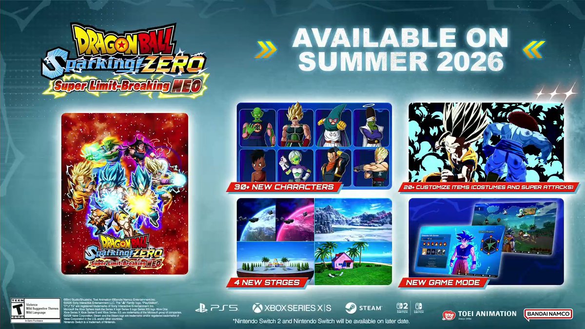 SPARKING ZERO MASSIVE DLC DROP IN SUMMER 2026

#SparkingZero