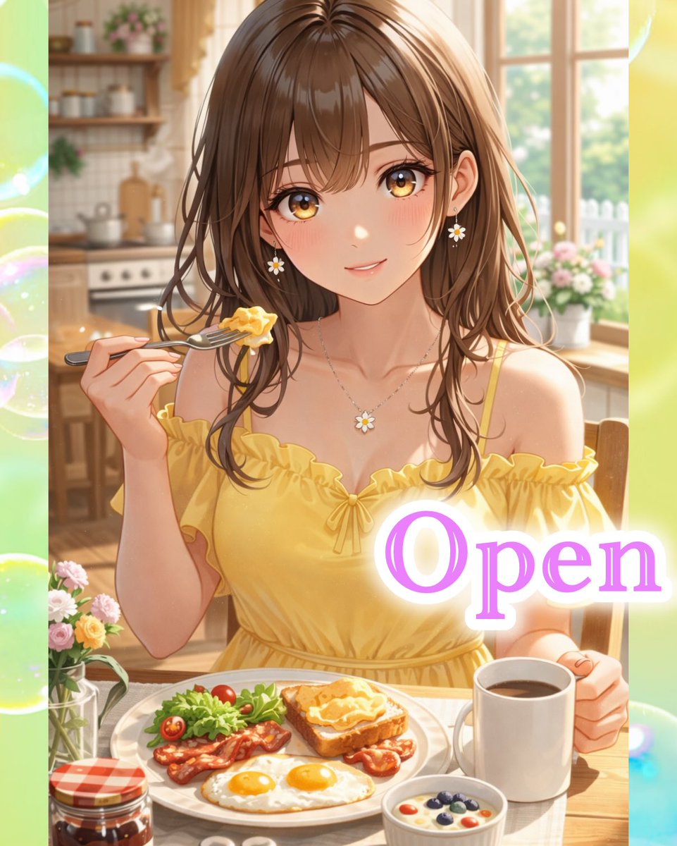 yurisennsei's tweet image. おはようございます🌼
１日の始まりの朝食は大切だよ💛
ちゃんと食べようね✨

6:45ぐらいにお部屋開けるね🌫️🩷
おはようって逢いに来てね🌫️💕
いってらっしゃぁいってお見送りさせてね🌸💕
今日はお昼過ぎまでいるね

みんなにとって良い１日になりますように🍀💛

#VLC
#Vライバー