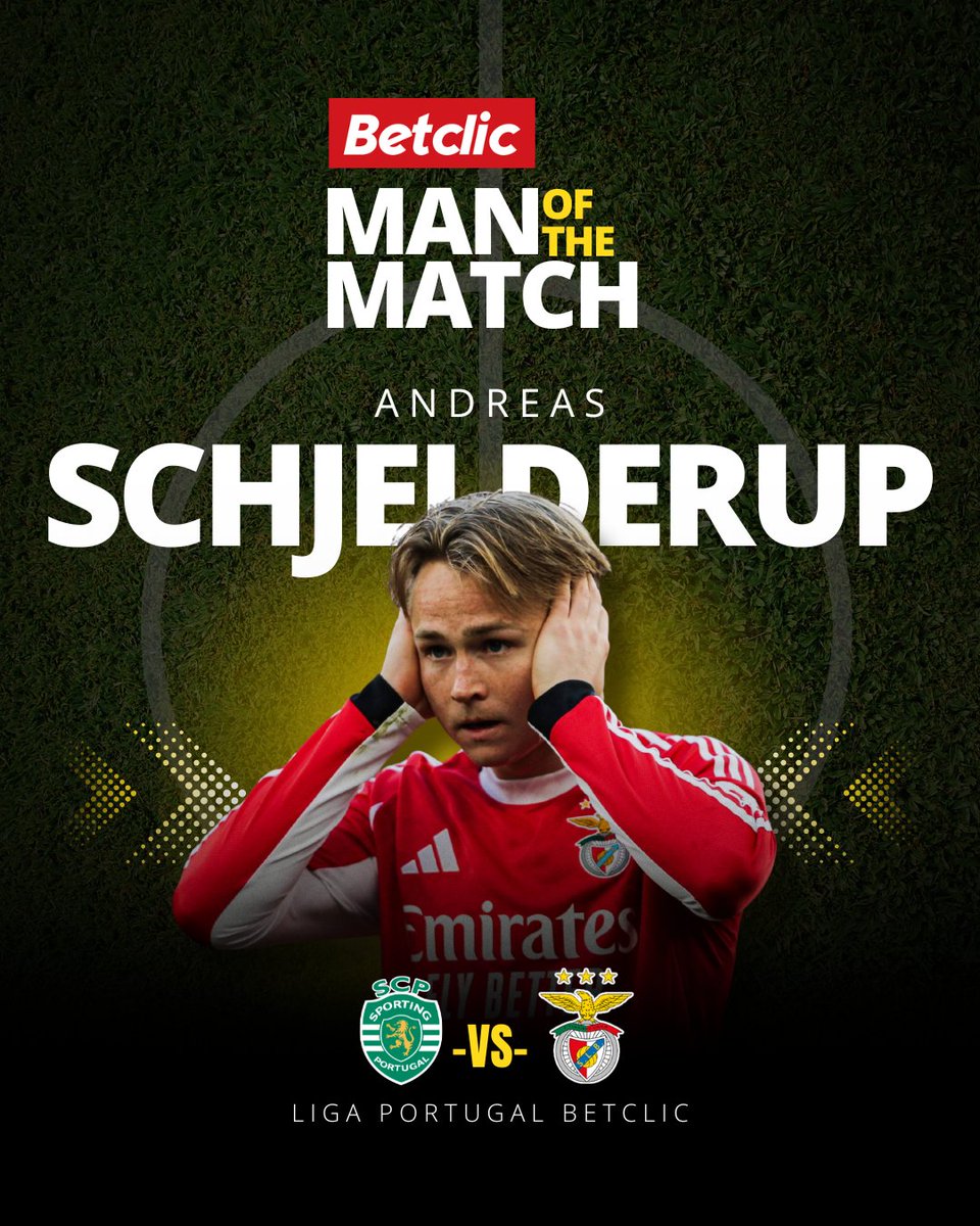abolapt's tweet photo. A BOLA perguntou e os nossos leitores escolheram! ⭐️
Com 29% dos votos, Andreas Schjelderup foi considerado o Homem do Jogo do Sporting-Benfica!
#Abolamotm #betclicmanofthematch #parceriaremunerada https://t.co/Xz6AK0fS6v