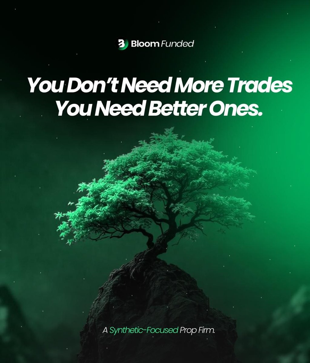bloomfundedd's tweet image. Stop overtrading start executing with intent.

It’s never about more trades, it’s about better ones. Quality over quantity, every time.

#TradingDiscipline #QualityOverQuantity #ForexMindset