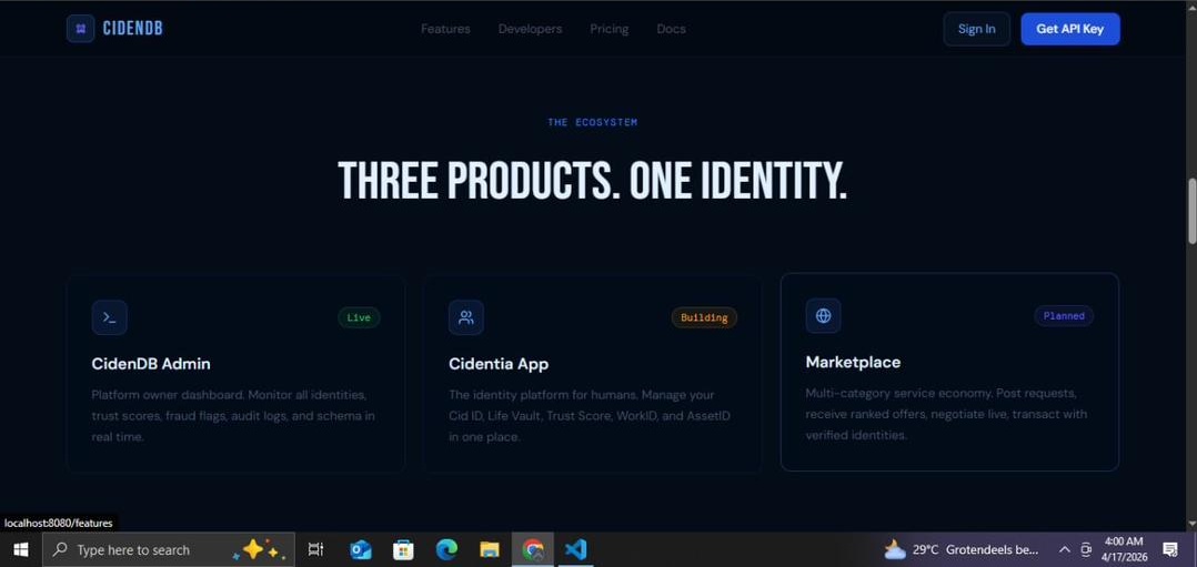 CidenDB's tweet photo. CidenDB is designed to become a layer. A system where identity is verified, trust is measurable and no longer based on assumptions
Check out our website https://t.co/vzorinbH5E
#CIDENDB #Ai #Trust #CID https://t.co/upg2LnGEbp