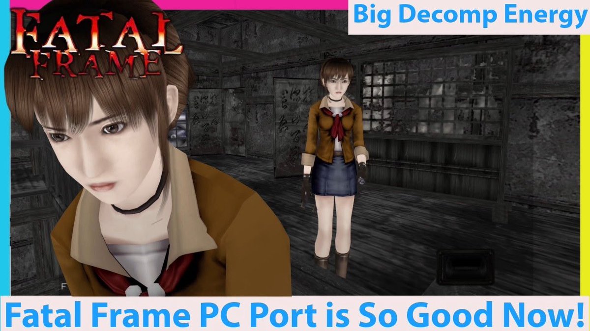 VEsoterica's tweet image. The Fatal Frame PC port is getting so close to perfect and hopefully out soon! (Vid in reply) #gaming #gakingnews #retrogames