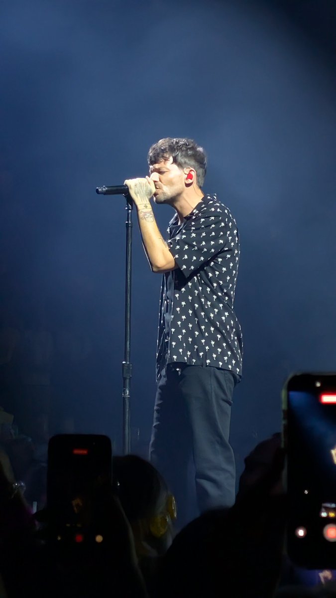 Oh Louis ❤️❤️❤️😭 amazing show in Antwerp #louistomlinson #howdidigethere #hdigt !