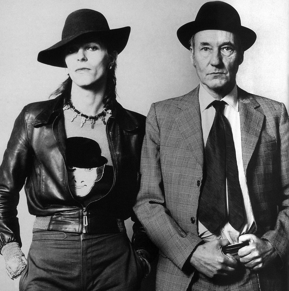 David Bowie and William S. Burroughs, 1974

Photos by Terry O’Neill