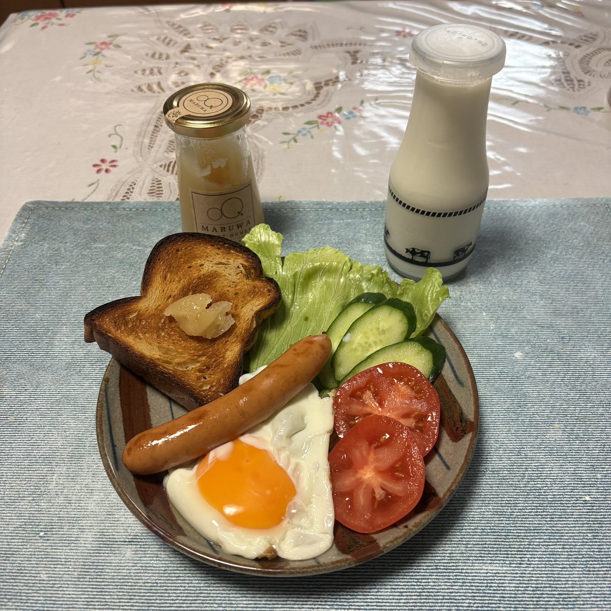 narazuki's tweet image. 20260420 新しい週が始まりました  ゆっくりしたつもりがなんだか身体が重い  いや太ったのか？
#朝ごはん #朝食  #breakfast #早餐