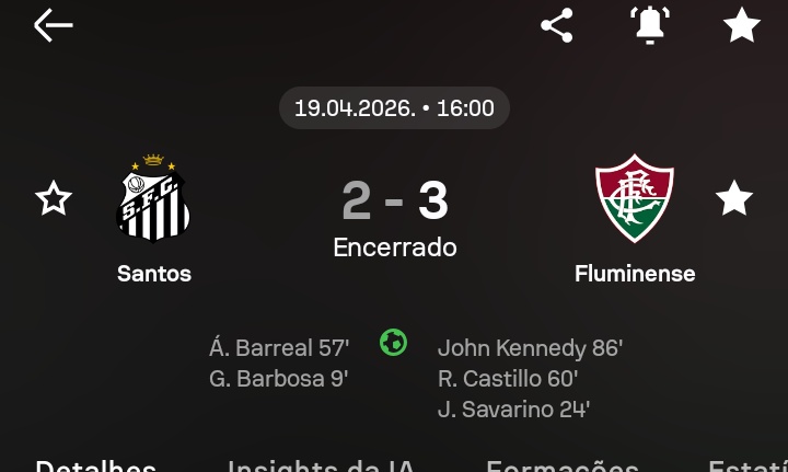 Primeiro jogo pós protesto 

Vitória de virada fora de casa 

Mas me prometeram que violência no futebol não resolve as coisas