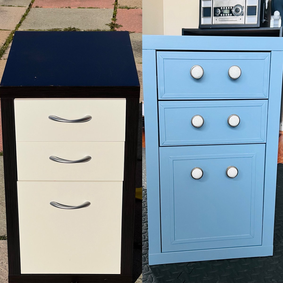 monbebe_kami's tweet image. Trying something new ☺️ Before and after 💙 #sundayfunday #DIYMagic