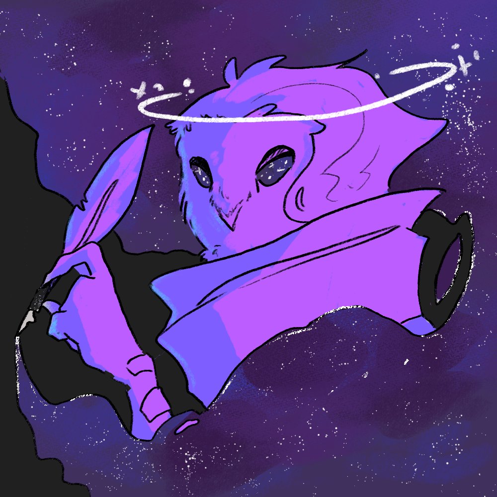 ButterScottie_'s tweet photo. Do you think shes constantly conjuring that halo to seem cooler or is this just something you get for being good at magic https://t.co/uIZHMS4xDZ