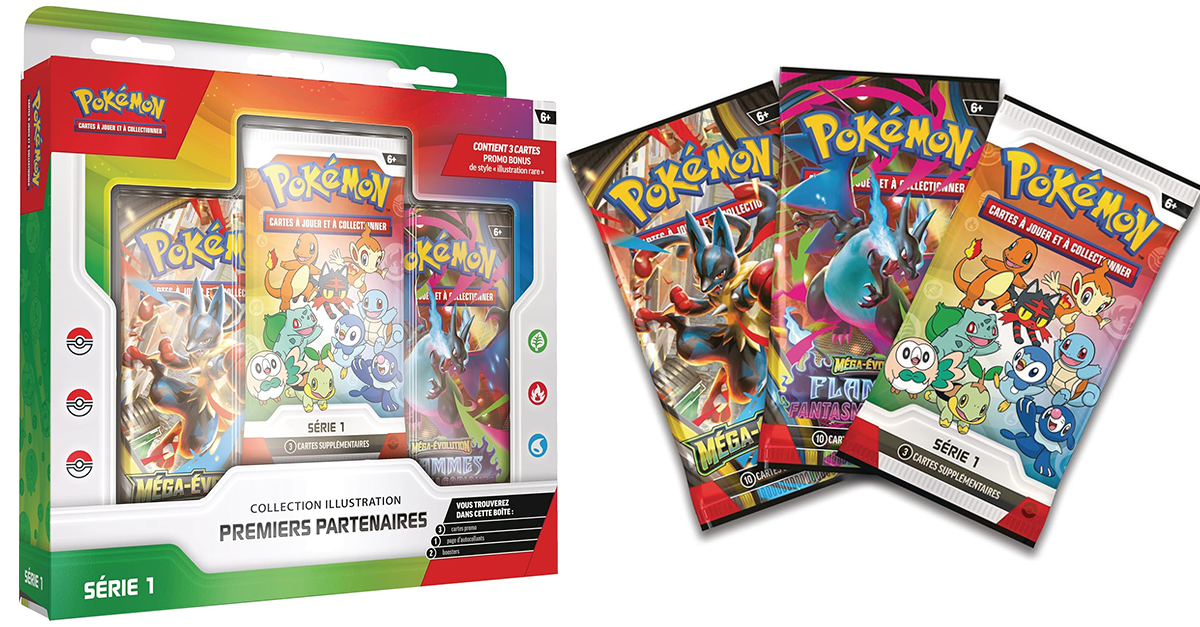 le_crocodeal's tweet image. 🔥 Alerte #Pokémon : le coffret Pokémon Collection Illustration Premiers Partenaires – Série 1 (incluant le booster promo) en stock à 19,99€ sur E.Leclerc !

➡️ Lien affilié : tidd.ly/48fgs8n?177663…
➡️ Testez ce lien : awin1.com/cread.php?awin… #publicité
