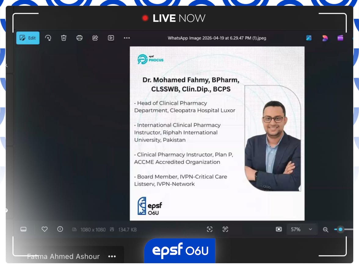 EPSFO6U's tweet photo. 🚨Live now. 

From AI session with Dr. Mohamed fahmy
Clarity starts here ✨️

#A_Career_Pioneer 
#PHocus 
#EPSF_O6U https://t.co/LrKvXbeBWJ