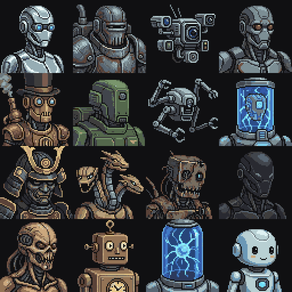 RealAstropulse's tweet photo. So I made a custom style based on some of my old artwork- now you can generate an infinite amount of unique characters with this dark background portrait style.

I LOVE how this came out, it's my favorite style yet.

All just built with the "my styles" feature, no training! https://t.co/q00737Fycg