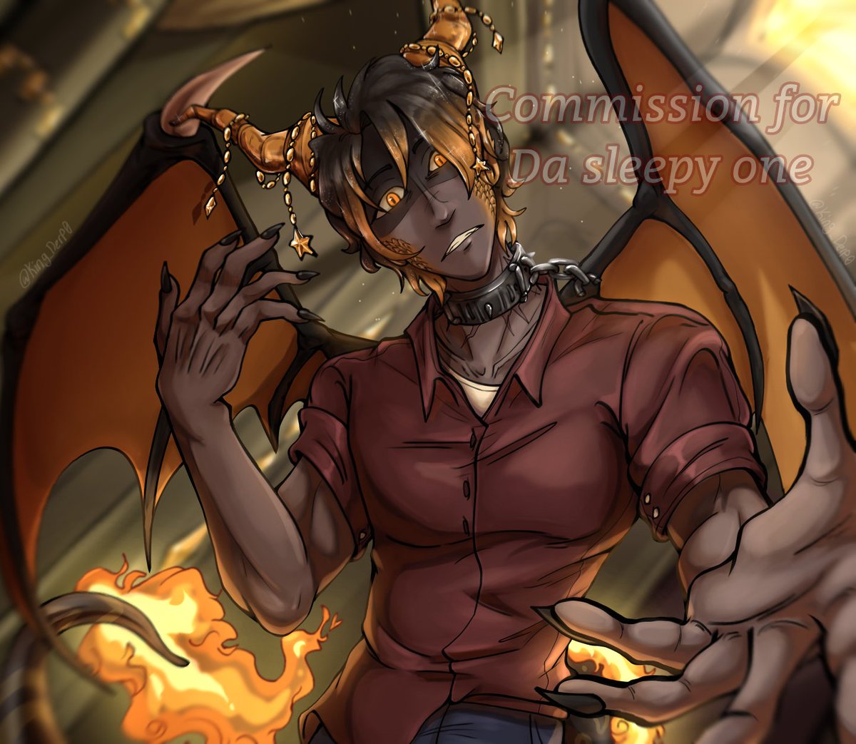 King_Derp0's tweet photo. Commission from irl

Thanks for Commission!! 
#commisionopen #commission #art #demon https://t.co/Pl31wiO8d3