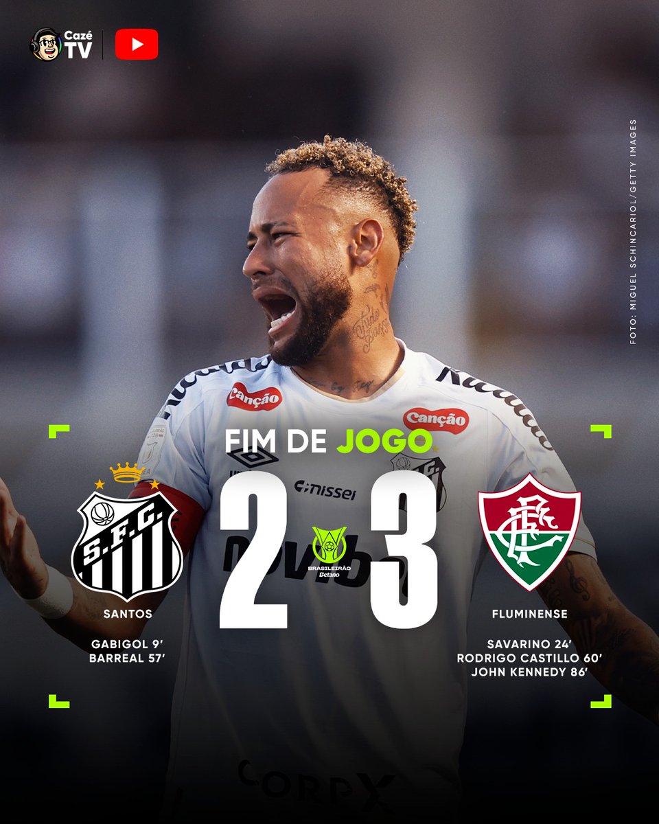 CazeTVOficial's tweet image. AZEDO DEMAIS PRO PEIXÃO 🤢

VIRADA GIGANTESCA PRO FLUMINENSE 🐻

Jog-AÇO na Vila Belmiro, senhoras e senhores!

#Brasileirão #Santos #Fluminense