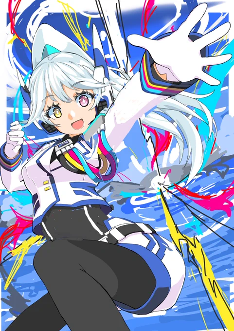 絵に勢いが出なくて悩んでたんだけど、夢の中でさいとうなおき先生が出てきて変形ツールで添削してくれたわ (実際すごい