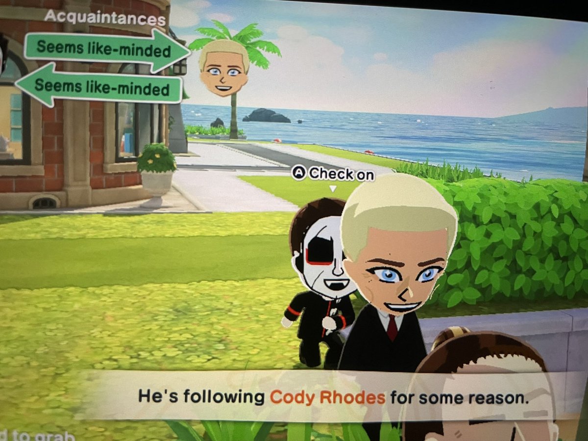 undashinq's tweet photo. cody rhodes.. there’s a danhausen behind you https://t.co/luTRw4J3bU
