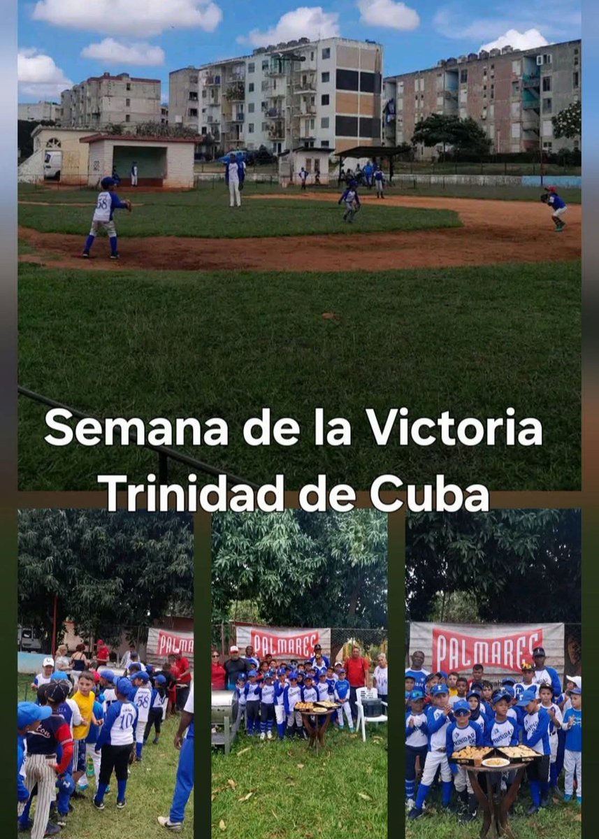 Apoyamos la educación de nuestros niños en función del deporte.
#palmarestrinidadss
#TrinidadDeCuba