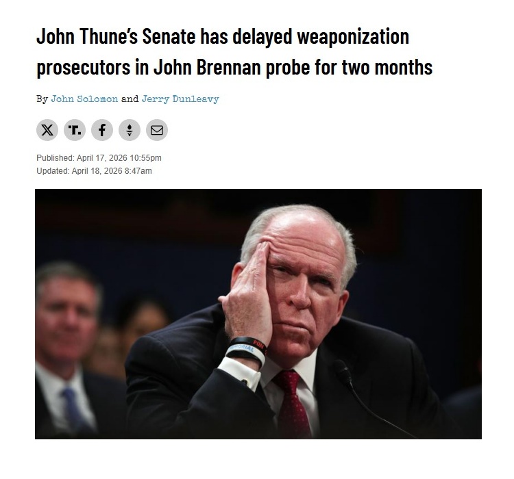 kArEn_Magnet_'s tweet image. The @SenateGOP is worthless as long as buffoon @LeaderJohnThune is there...
#Congress #Senate #JohnThune #JohnBrennan #Russiagate 
justthenews.com/government/con…
(CLICK THE LINK ABOVE to read this entire article.)