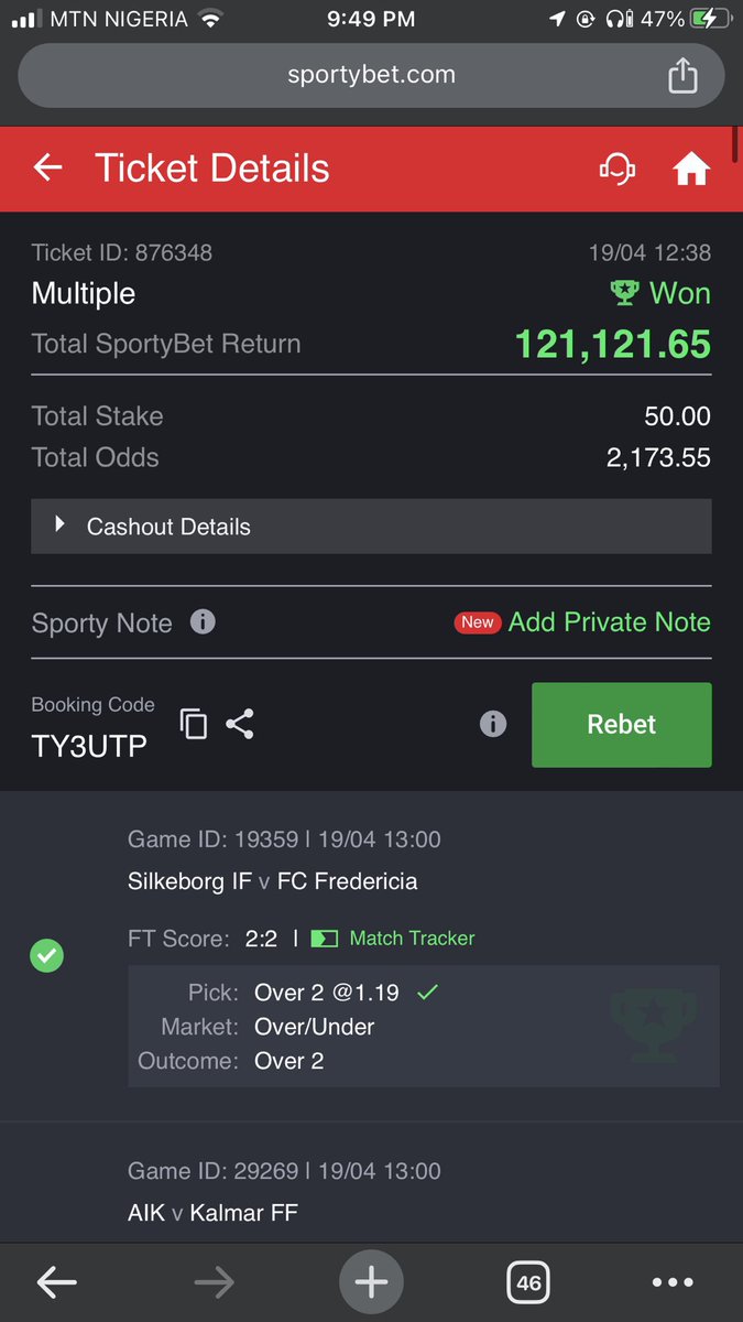 Bw_princes's tweet image. Power Of MEGA ODDS  🔥❤

2100 odds won ✅✅✅
1983 odds won ✅✅✅
1259 odds won ✅✅✅
1300 odds won ✅✅✅
651 odds won ✅✅✅
300 odds won ✅✅✅
1000+ odds won ✅✅✅
Community Win 🥳🥳🥳🏆🏆🏆

Congratulations to all who won from it 🥳🥳
Flex 2 won from the 10k odds 🤭🤭