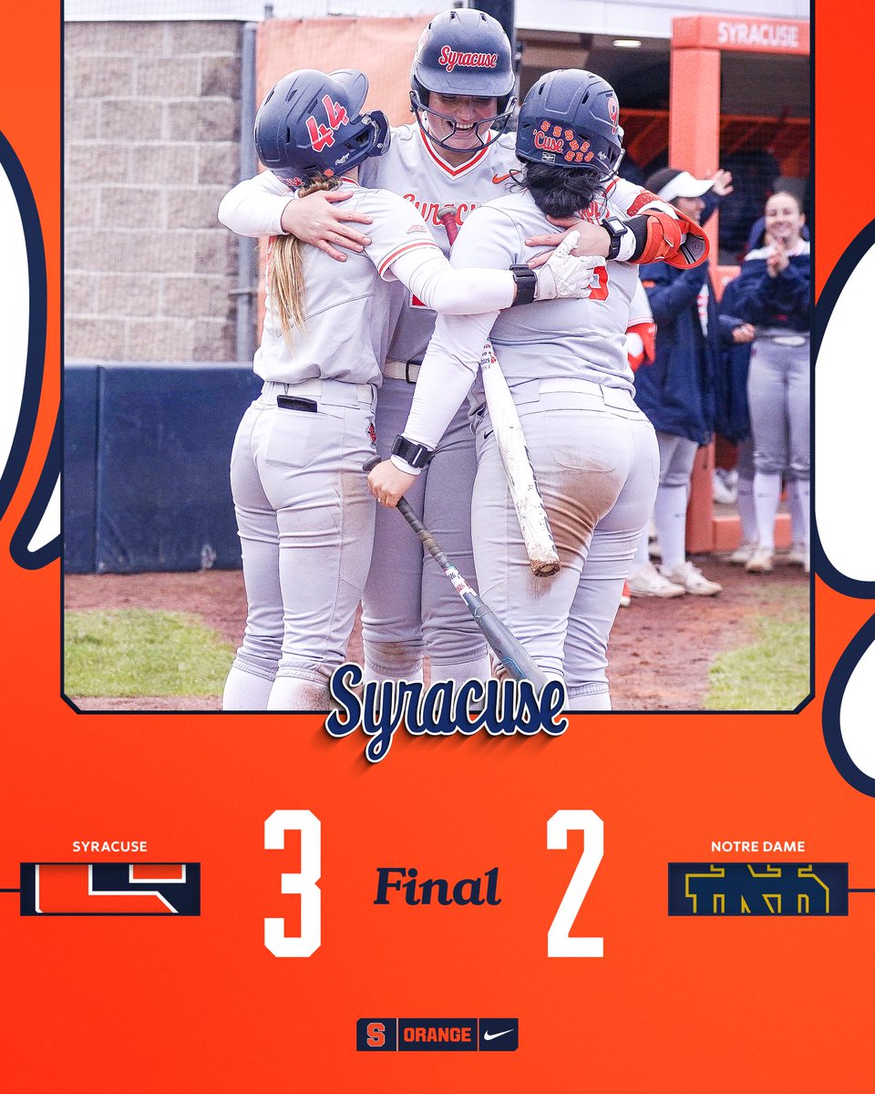 CuseSB's tweet photo. Have a good KNIGHT, everyone!🍊

The Orange’s first walkoff-off home run since 2022!

#cusesb https://t.co/sA4MVinWw4