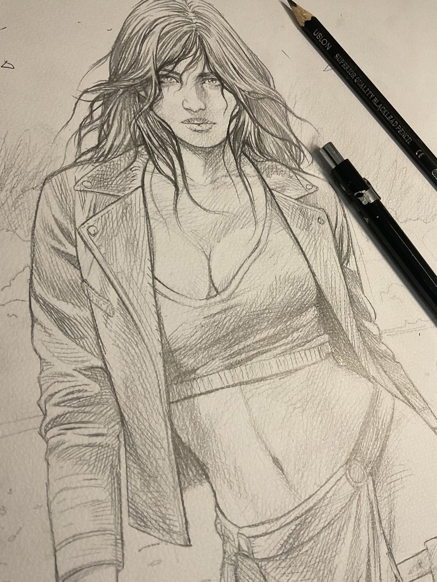 marcoturini's tweet image. Pencil is the medium that captures sensitivity the best. Here’s Druuna, ready for color. Do you want to see the coloring process too?#druuna #pencildrawing #wip #sketchbook #drawingprocess #comicartist #traditionalart  #illustration #mtstudios