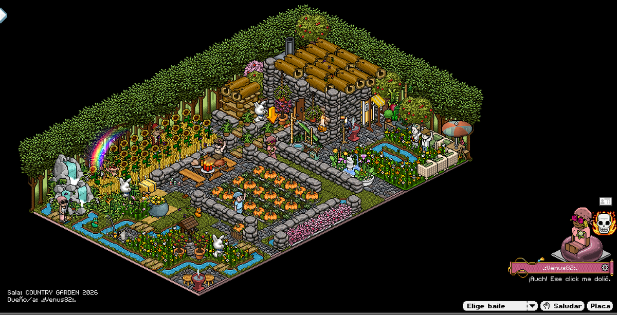 Venus82Habbo's tweet image. Girasoles, calabazas y una cabaña hecha a mano: mi rincón favorito para escapar del ruido. Un oasis rural donde la naturaleza es la verdadera protagonista.
  
Habbo: .:Venus82:. 
 Hotel: ES 🇪🇸 
#HabboOrigins