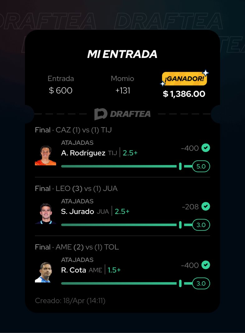 AAAPickz's tweet photo. Seguimos enrachados🔥🔥🔥 https://t.co/9ofxv95Zjr
