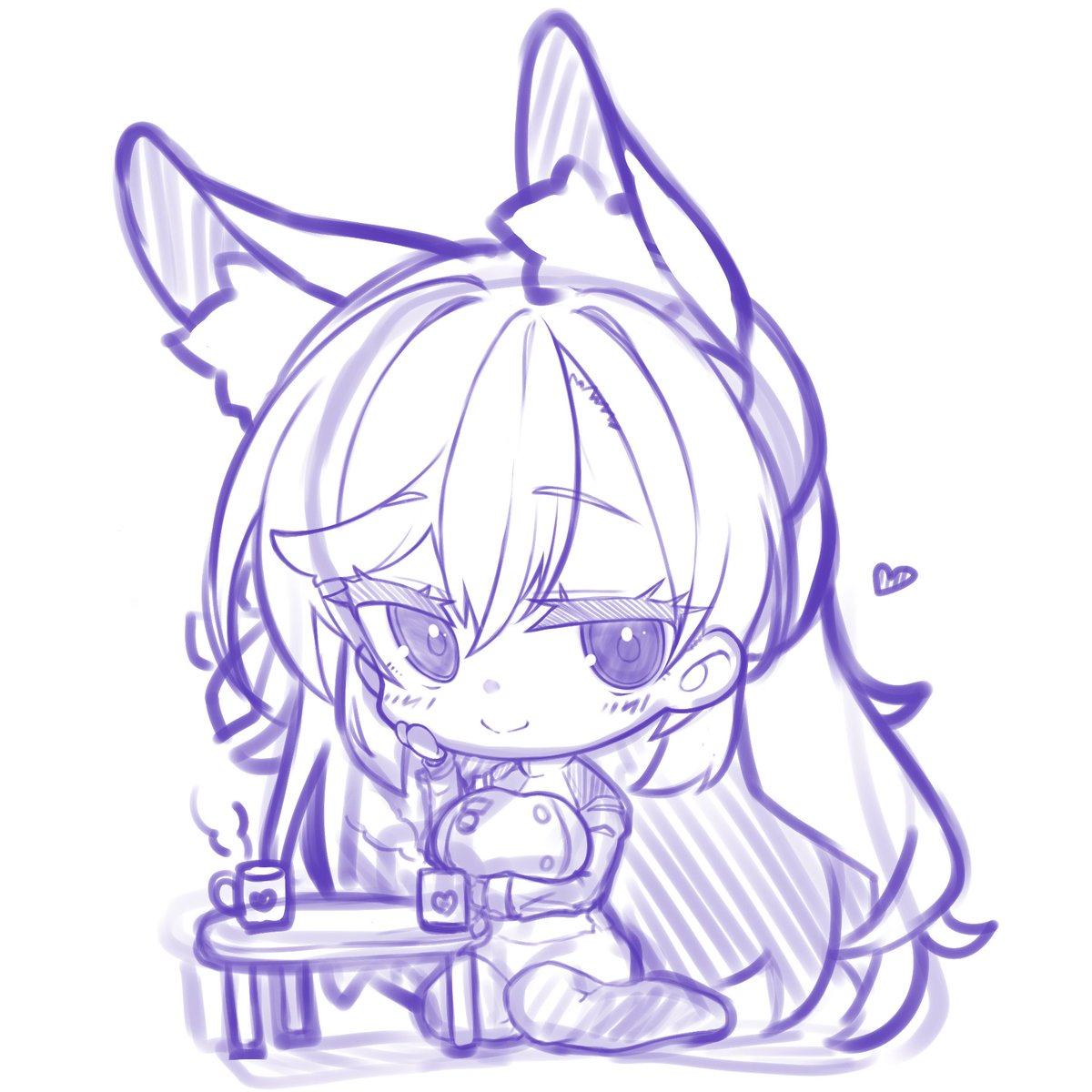 マグカップとか作りたいなぁって思いながら描いた愛宕 