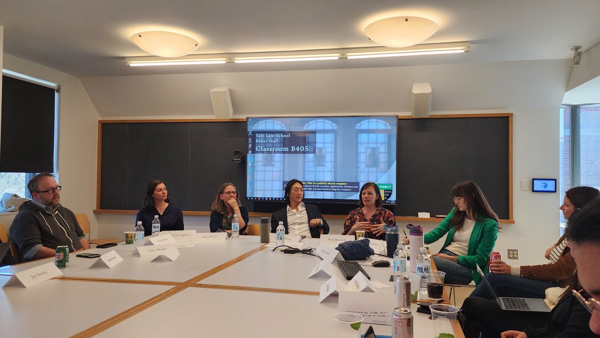 yaleisp's tweet photo. Last week, the ISP hosted End of the Anonymous Internet? with the Wikimedia Foundation, bringing together scholars, advocates, technologists, litigators, and policy experts to discuss anonymous speech and digital civil liberties. Thank you to everyone who joined us. https://t.co/PDfzPOd2qh
