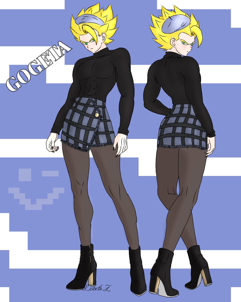 Lisbethz17's tweet image. Nuevo dibujo de mi viejo 🗣️🫦 #gogeta #dibujo #dbz