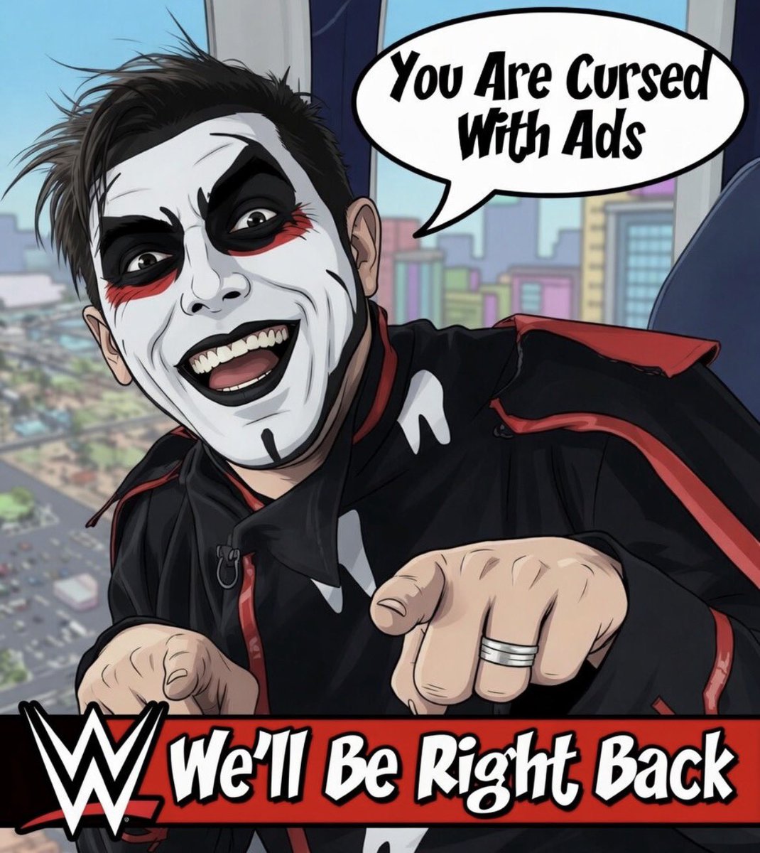 JamiePennycuic2's tweet image. #WrestleMania Night 2 #ads #Netflix