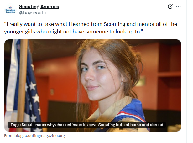 Ghost_daze's tweet photo. @CPTOshaughnessy Is the president of the scouts on the Epstein list? 
fact! Trump owned a competition that 14 year old girls could compete in bikinis (Miss teen usa). Who did you vote for? https://t.co/9yiZtpkYZs