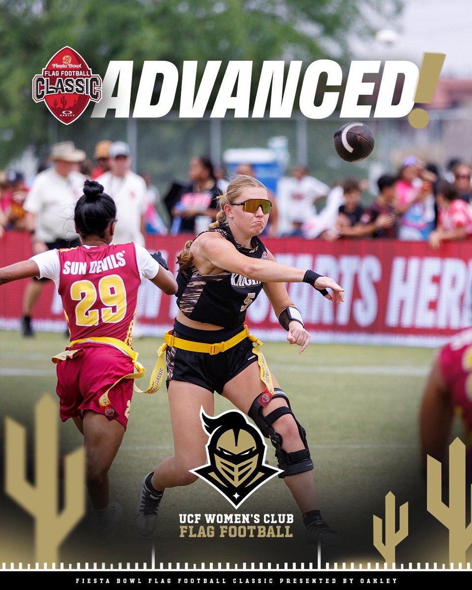 CHAMPIONSHIP FINALS SET!

Watch Florida vs. UCF in the #FiestaBowl Flag Football Classic presented by @Oakley on <a href="/ESPNU/">ESPNU</a> or in the ESPN App (6 pm ET).