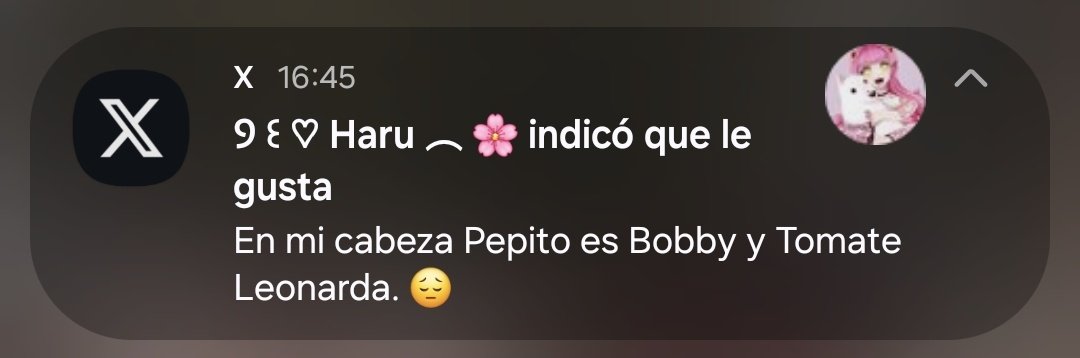 HARUMI ME DIO LIKE, ESTOY CHILLANDO. Nació un hada.